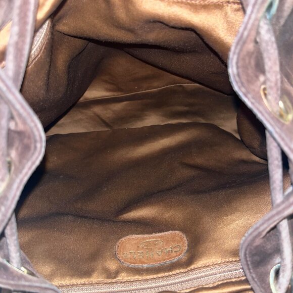 CHANEL Suede Matelasse Chain Backpack CC - Picture 3 of 9